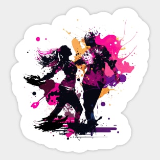 Latin dance art Sticker